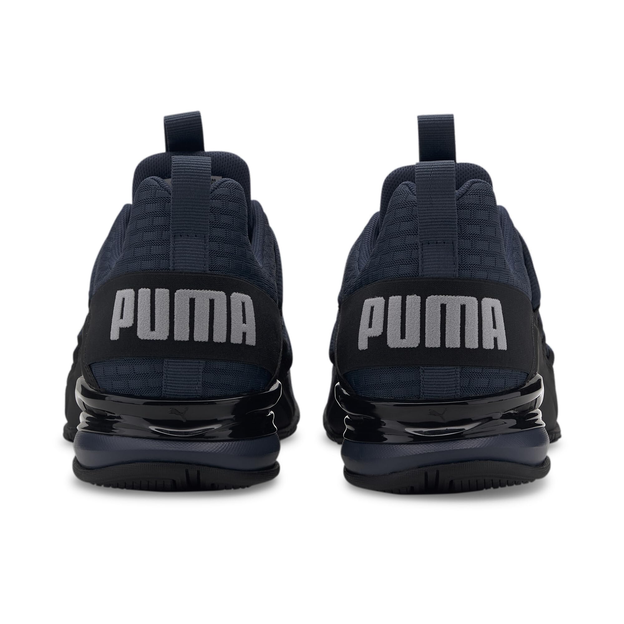PUMA Men’s Axelion Block Road Running Shoes Blue Size UK 9