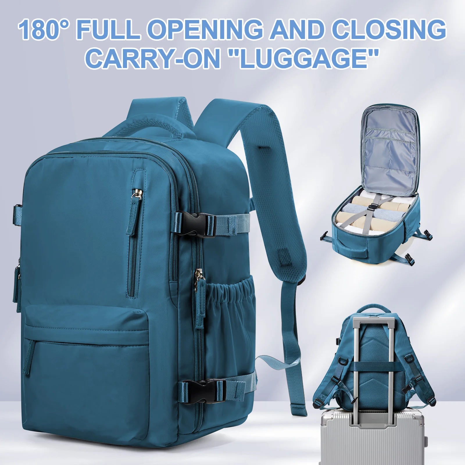 Travel Backpack Cabin Bag, Ryanair Backpack 40x20x25 Carry-Ons